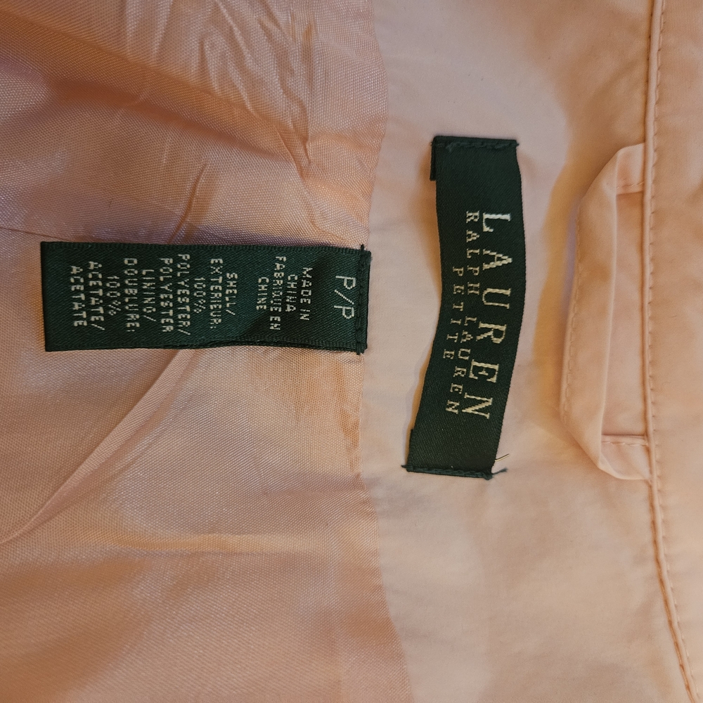 Lauren Ralph Lauren Blush Double-Breasted Trench Coat - Picture 3 of 8